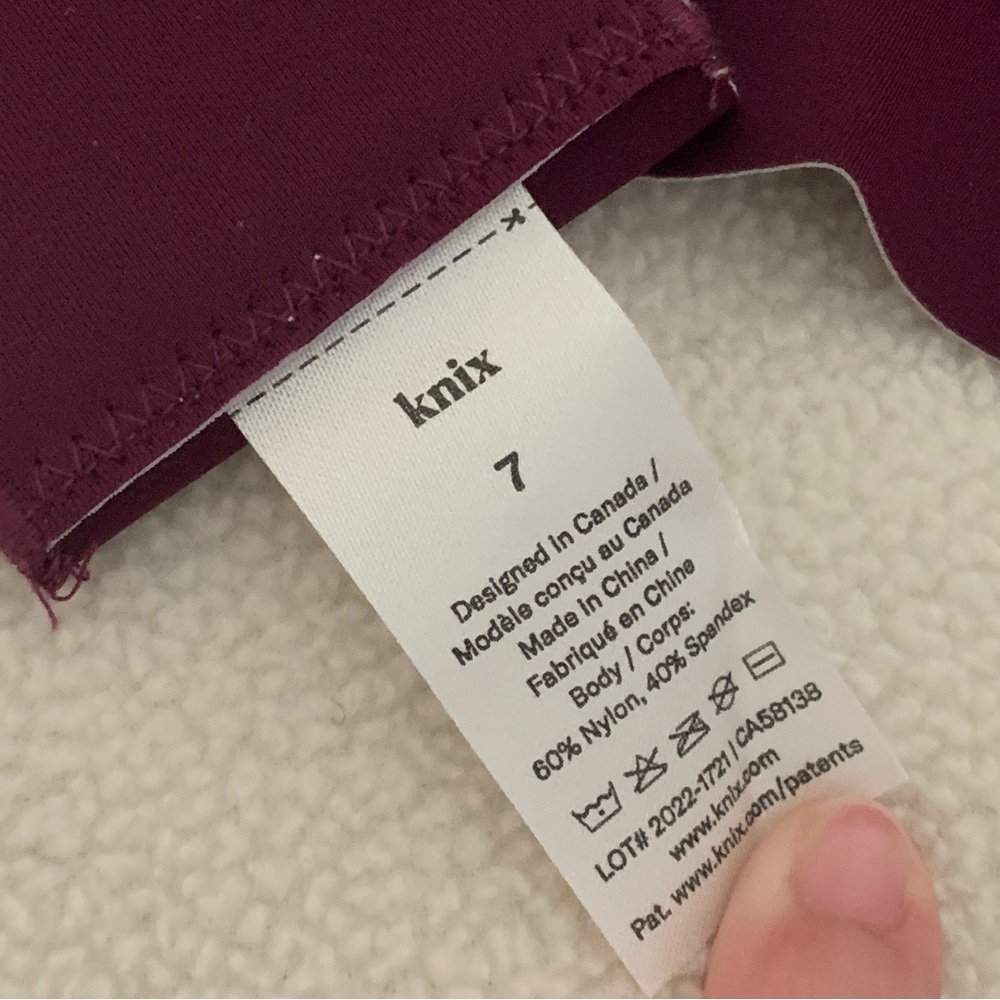 Women’s 7 KNIX Evolution Orchid Berry Reversible Bonded Convertible Bra NWT - Picture 7 of 9